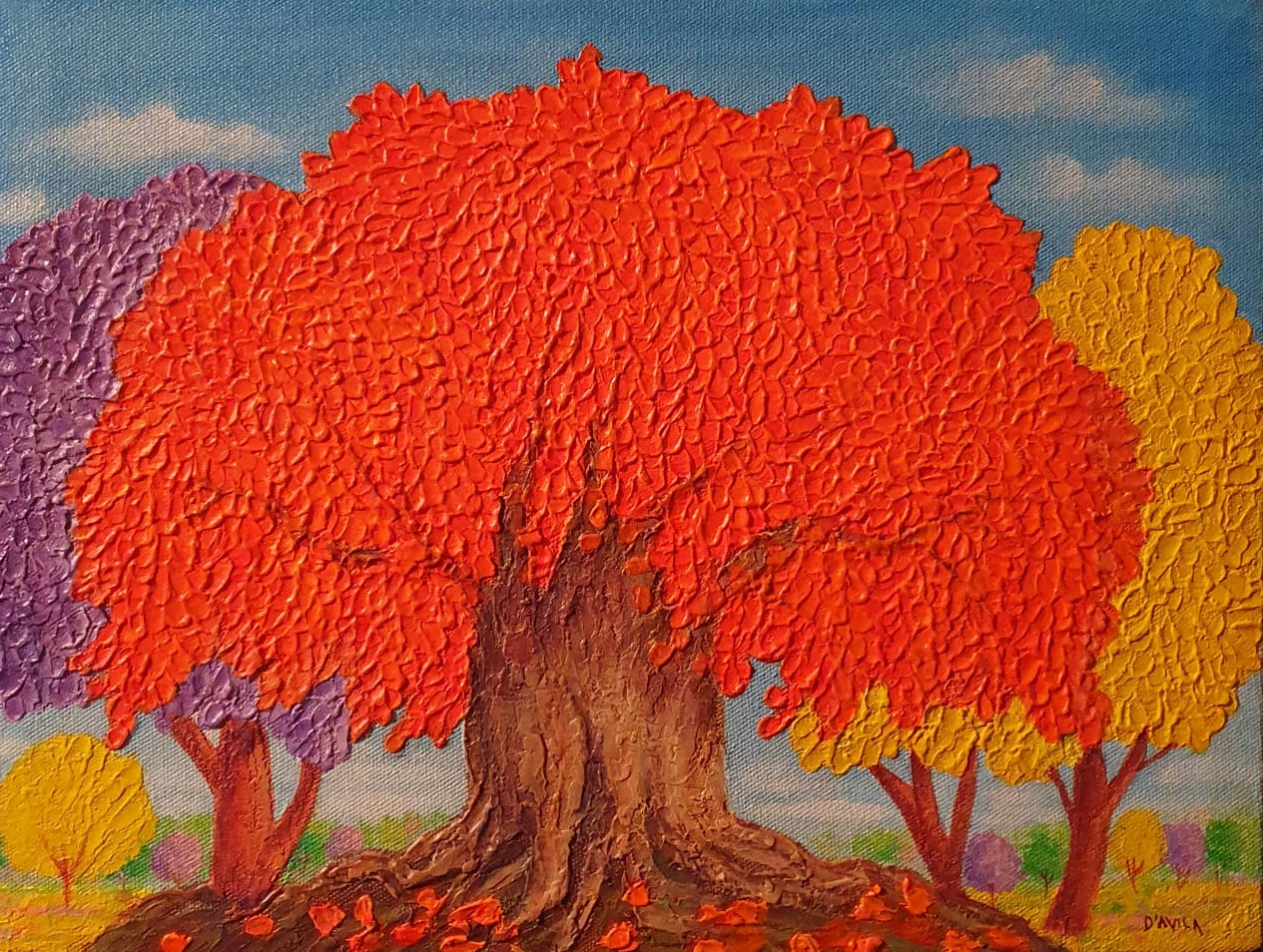 030 "Árbol naranja"