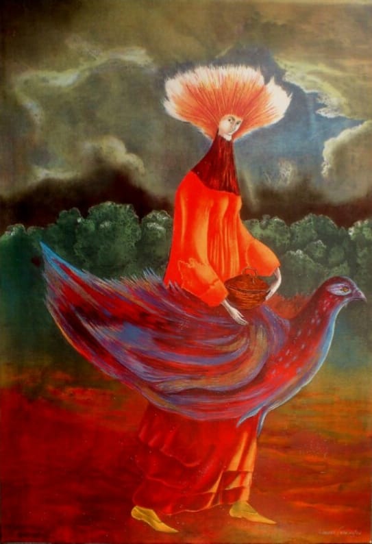 Portrait of the late Mrs. Partrirdge.